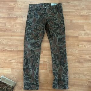 Rgt rogue territory camo 30 selvedge twill pant olive